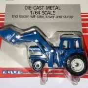 ERTL Ford Front End Loader Tractor 1:64 Scale Die Cast HTF MINT 1986