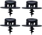 HDVCRNBAVW 4Pcs Floor Mat Fixing Clips Compatible with VW Audi Seat Skoda Screw Oval Hole Turn Twist Lock Grip Buckle Mount Toggle Clamp Grip Carpet Fasteners and Clips