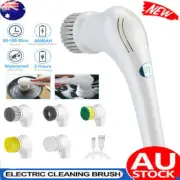 Electric Cordless Cleaning Brush Spin Scrubber Turbo Scrub Cleaner Rechargeable