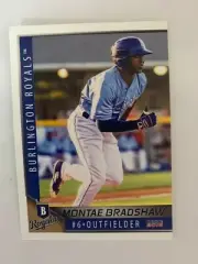 Montae Bradshaw 2018 Burlington Royals Team Card