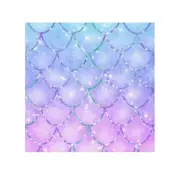 Magical Mermaid Scale Face Towel, Spa Gift, Bathroom Decor, Pool Day Essential,