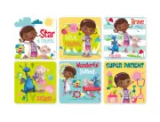 25 Doc McStuffins Patient Stickers, 2.5"x2.5" each, Party Favors