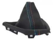 FOR BMW F22/F23 14-21 GEAR SHIFT BOOT STICK GAITER COVER ALCANTARA STITCH MPOWER