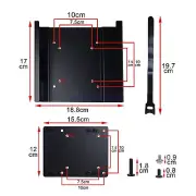 Universal Steel VESA Bracket 75x75 and 100x100 Mounting for Computer Monitors