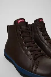 Peu Pista GORE-TEX Brown leather ankle boots for men