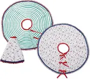 C.R. Gibson Christmas Tree Skirt, Holiday Flourish