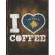 I Heart Coffee: Kosovo Flag I Love Kosovan Coffee Tasting, Dring & Taste Lightly Lined Pages Daily Journal Diary Notepad