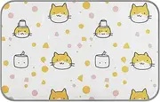 Cute Cartoon Kitten Summer Summer Cooling mat for Dogs Self Cooling cat beds for Outdoor Cats for Cats Outdoor Foldable Manta refrescante para perro M