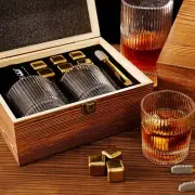 Whiskey Glasses Set of 2 - Whiskey Glasses for MenWhiskey Set Gifts for MenWh...