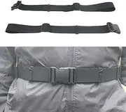 YYST One Backpack Waist Belt Backpack Waist Strap Universal Fit with Buckle - Black, Black