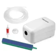 Ultra Quiet Mini Aquarium Fish Tank Air Pump for 1-20 Gallon Fish Bowl with A.