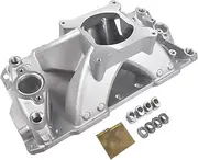 Intake Manifold,AP02 Single Plane Small Block Engine Intake Manifold,Compatible with Chevy SBC 350 400 3000-7500