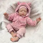 22In Silicone Reborn Baby Doll Alive Preemie Newborn Cloth Body Birthday Gift
