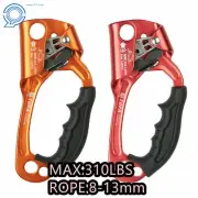 L/R Hand Ascender Rock Climbing Tree Arborist Rappelling Gear Rope For 8~13mm