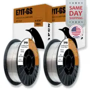 (2 x 10-Lb Spools) E71T-GS .030" Flux Core Welding Wire - Gasless Mild Steel MIG