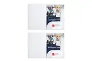 20pc Marbig A5 FIle Gloss Presentation Folder Document Organiser Holder White