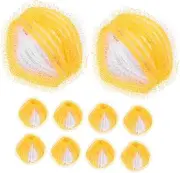 Angoily Laundry Washing Balls 10pcs Reusable Cleaning Balls Lint Hair Catcher Laundry Cleaning Supply