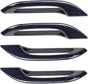 4pcs Door Handle Protector Cover Compatible for Tesla Model 3 Model Y Car Antifreeze Door Handle Sticker Refit Accessories Trim Decoration(4PCS Blue)