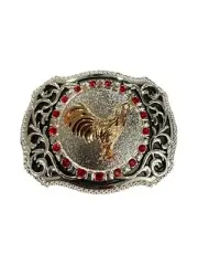 western style Rooster buckle hebilla vaquero Con gallo