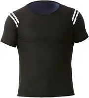 Sauna Shirt for Men, Short Sleeve Sauna Suit for Men, Sweat Body Shaper Sauna Vest, Workout Tank Top Pullover Waist Trainer Shirt Body Shaper, Body Trainer Shirt for Men Compression