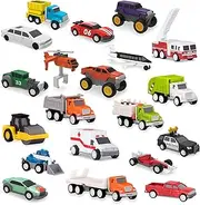 Driven by Battat – DRIVEN By Battat – Toy Car Variety Pack – Construction & Rescue Vehicles – Airplane, Monster Truck, & More – Kids 3 Years +