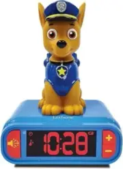 Lexibook Paw Patrol Chase Digital Alarm Clock with Night Light Snooze
