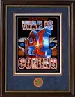 AUBURN FOOTBALL HUGH FREEZE WAR IS COMING EAGLE TIGER PRINT framed coin