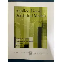 在飛比找蝦皮購物優惠-applied linear statistical mod