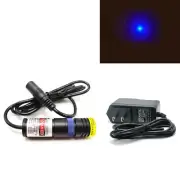 450nm 30mW Adjustable Focus Laser Module Blue Dot Module Locator 18X65mm