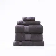 NNEDSZ 650 GSM Low Twist 5 Piece Carbon Bath Sheet by Renee Taylor