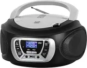 Trevi CMP 510 DAB Stereo Portable CD Boombox Radio DAB/DAB+ with RDS, USB, AUX-in, Headphone Jack, Black