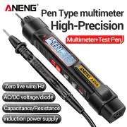 ANENG A3006 Multifunctional Electric Digital Multimeter Pen Type Intelligent Voltage Detector with Zero Fire Line Detect