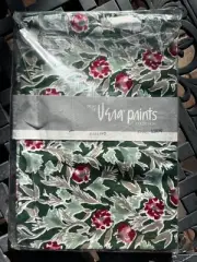 Vintage VERA PRINTS CHRISTMAS GARLAND Tablecloth New Rectangle 50 X 72