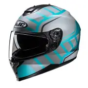 C70N Holt Grey Blue Full Face Helmet