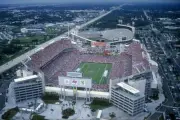 Wide general view new Raymond James Stadium with the Houlihan - 1998 Old Photo