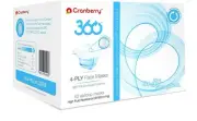 Cranberry 360 Earloop Face Mask Level 3, Blue, (Pack of 40) Blue