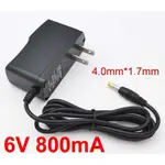 6V800V-240V 轉換器開關電源適配器 DC 6V 800MA 0.8A 電源 DC 4.0MM X 1.7MMA