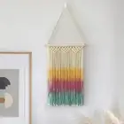 Bohemian Tapestry Wall Decor Colorful Tassel Fringe Macrame Wall Hanging