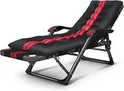 Zero Gravity Lounge Chair, Zero Gravity Chair Lounge Chair Reclining Outdoor Folding Chairs, Outdoor Beach Lawn Camping Portable Chairs Reclining with Cotton Pad Lounge Chair Lounge Chair (Color : #1