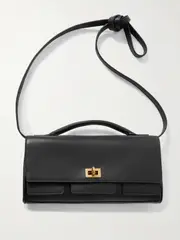 [Balenciaga] Balenciaga - Bel Air Small Leather Clutch - Black - One size One size Black