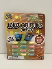Magic Growing 12 Capsule Pack - Drop in Water Watch Animals Grow, Fun Bath Toy!