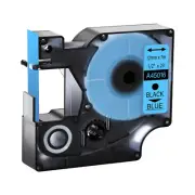 1PK Black on Blue label tape 12mmx7m For DYMO D1 45016 LabelManager 200 400 450D