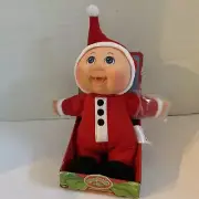 Cabbage Patch Kids Cuties Baby Santa Plush Doll Holiday Helpers 10"