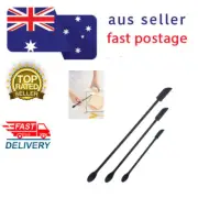 3Pcs MINI SILICONE SPATULA Long Handle Dual-Ended Scraper with Spoon Jam Spatula