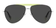 Polaroid PLD 6200/S/X Polarized KU2/M9 Men's Sunglasses Silver Size 61
