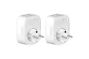2x Sansai Surge Protected Travel Adapter w USB-C And USB-A Port AU Europe Region
