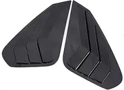 Compatible For Toyota RRAV4 V 2019 2020 2021 2022 2023 ABS Car Styling Accessories Window Louver Vent Cover Trim Decoration 2PCS(Black)