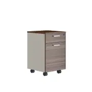 Modern Furniture ANDERS 40x58cm Mobile Drawer Cabinet - Hazelnut & Beige