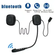 50M Wireless Motorcycle Helmet Headset MIC Intercom Blueteeth 4.2 Waterproof 1x