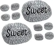 PHENOFICE 10pcs Decorative Aquarium Gravel Fish Tank Stones Pebbles Garden Stone Decor Multi-Function Decorative Ornaments